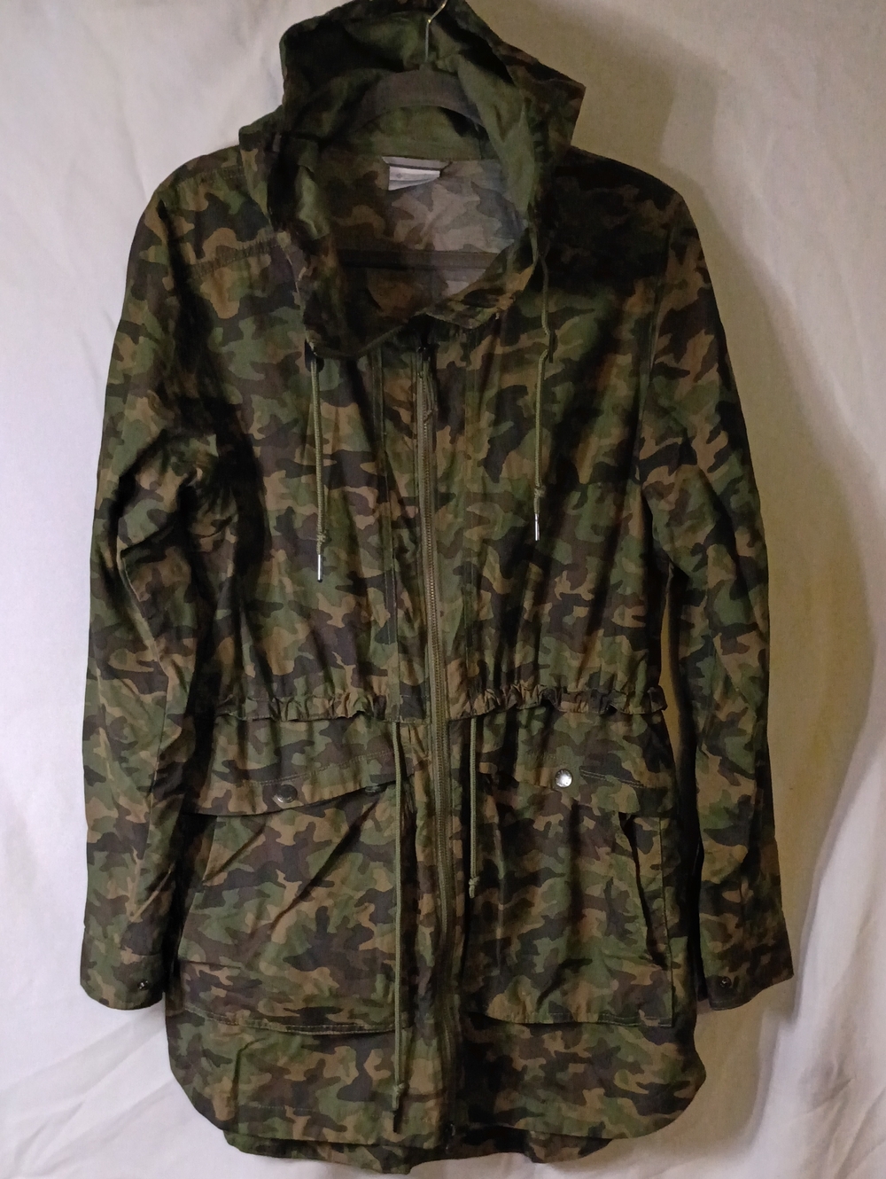 Columbia Camouflage Anorak Jacket - Green Camo